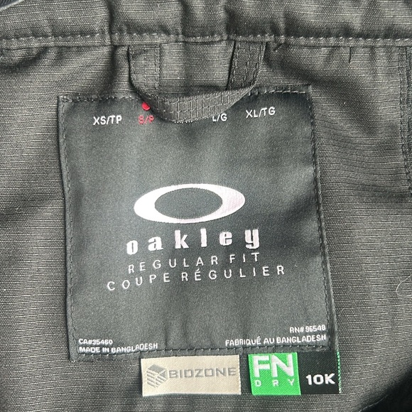 Oakley Biozone Ski Shell Waterproof Snow Pants 10K Black Women Size S - Picture 10 of 15